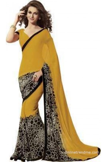 Ishin Printed Fashion Georgette Sari Ishin Printed Fashion Georgette Sari